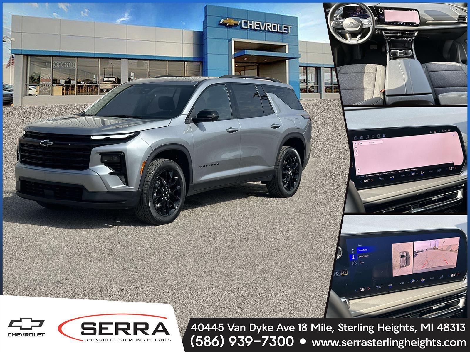 Sterling Gray Metallic 2024 Chevrolet Traverse LT FWD SUV / Crossover Front-Wheel Drive 8-Speed Automatic