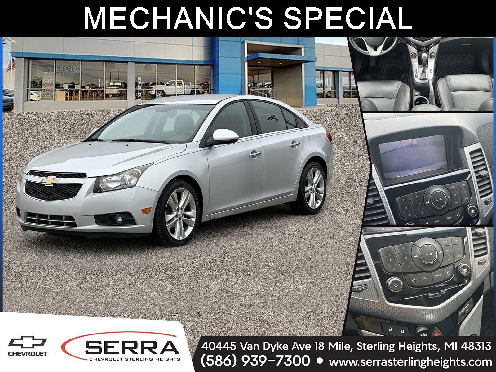 Silver Ice Metallic 2014 Chevrolet Cruze LTZ Sedan FWD Sedan Front-Wheel Drive 6-Speed Automatic Overdrive