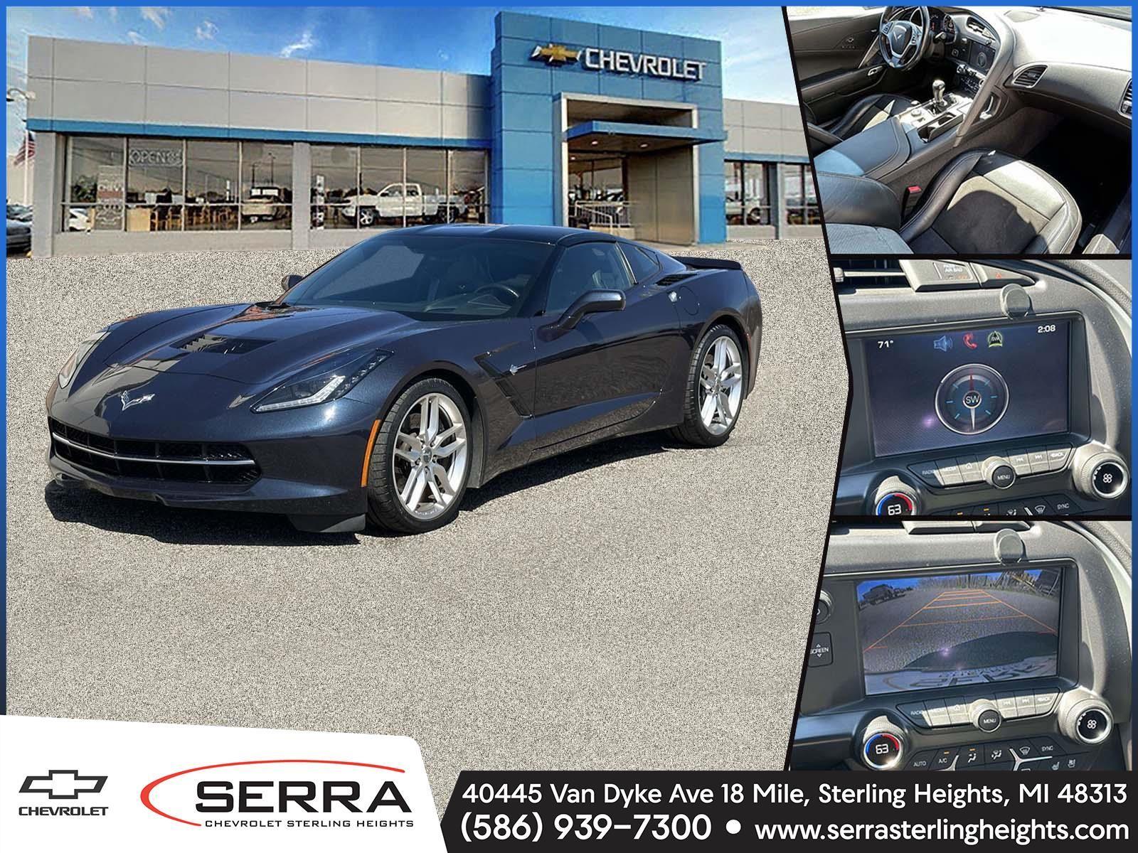 Night Race Blue Metallic 2014 Chevrolet Corvette Stingray Z51 2LT Coupe RWD Coupe Rear-Wheel Drive 7-Speed Manual