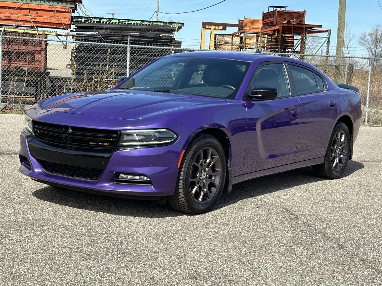 Purple (Plum Crazy Pearlcoat) 2018 Dodge Charger GT AWD Sedan All-Wheel Drive 8-Speed Automatic