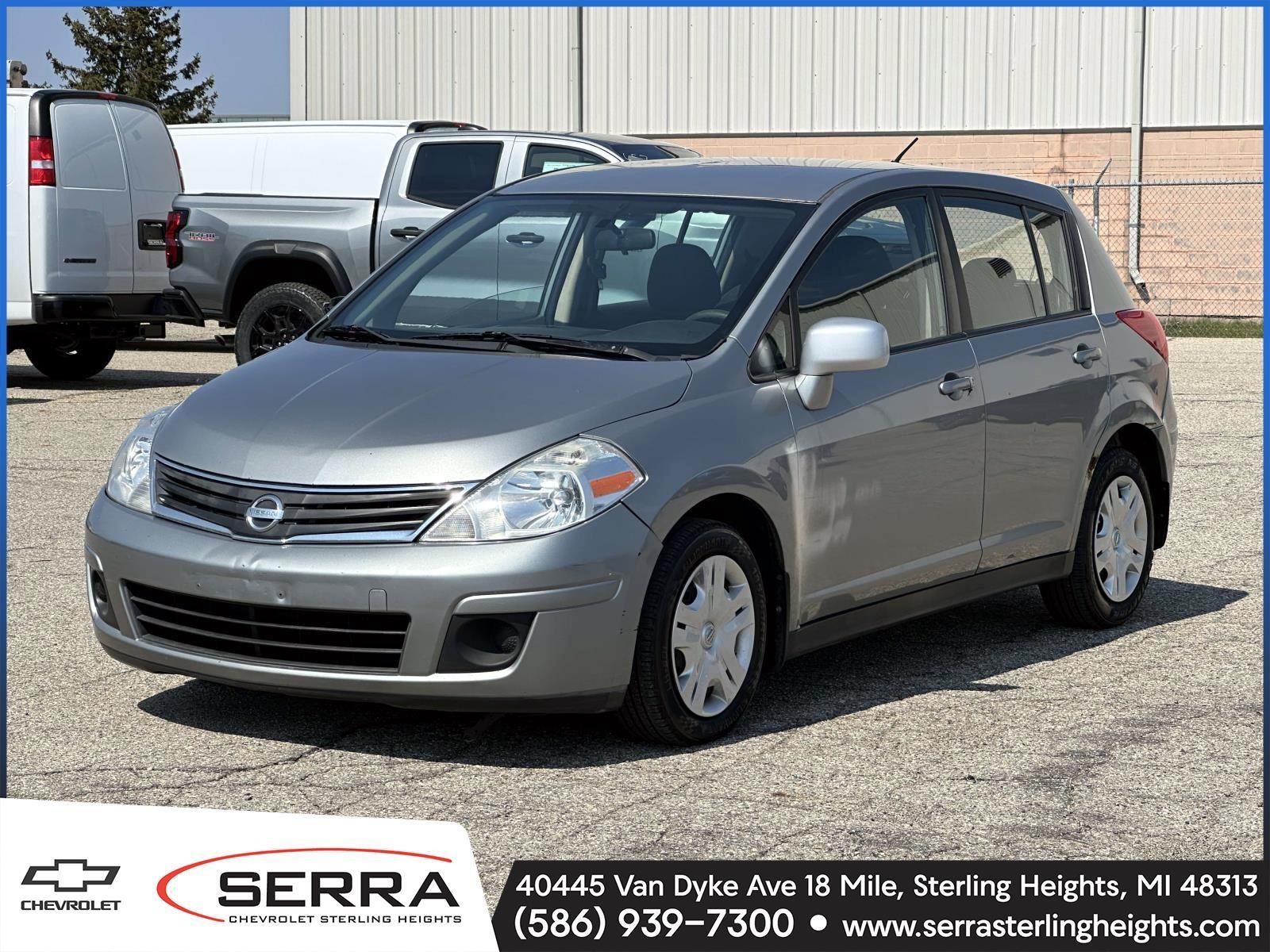 Magnetic Gray Metallic 2010 Nissan Versa 1.8 S Hatchback Hatchback Front-Wheel Drive Automatic