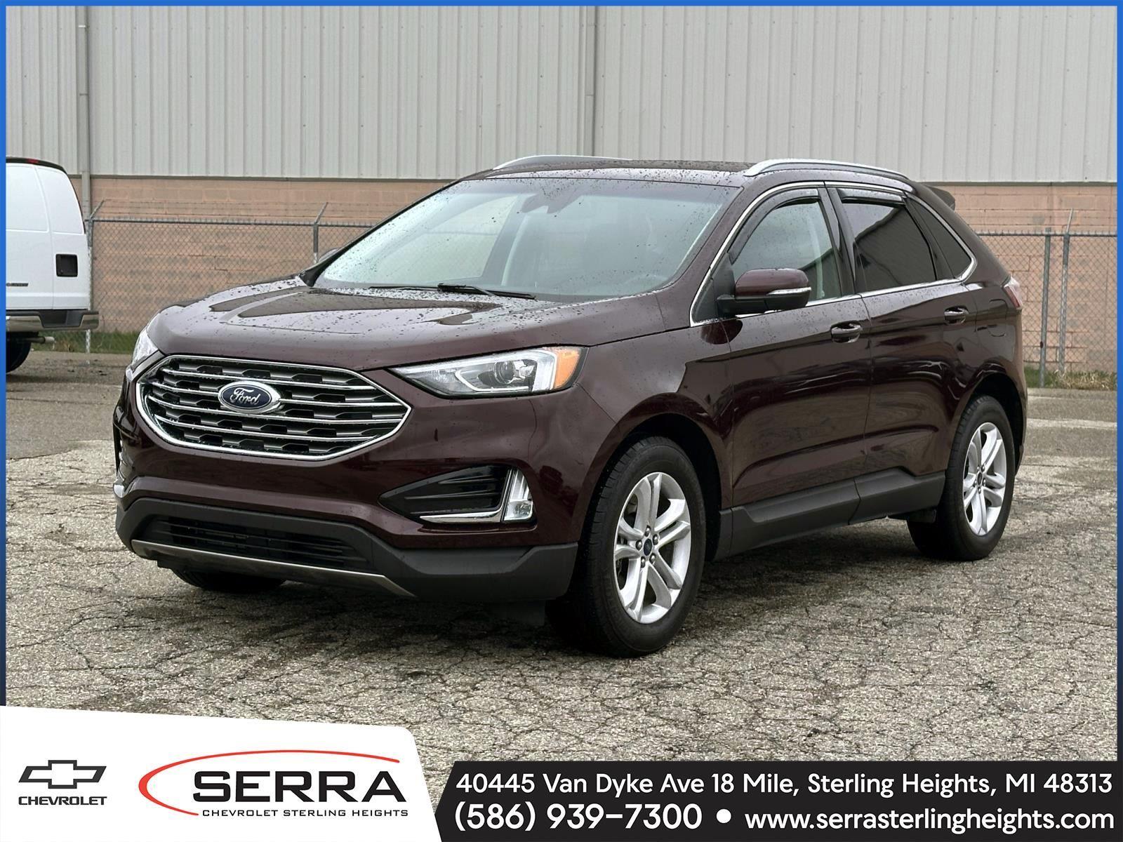 Red (Burgundy Velvet Metallic Tinted Clearcoat) 2020 Ford Edge SEL AWD SUV / Crossover All-Wheel Drive 8-Speed Automatic
