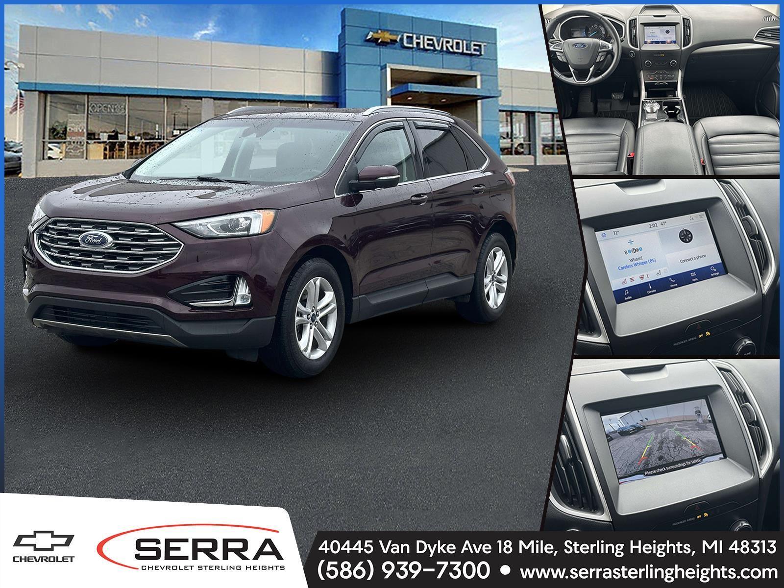 Red (Burgundy Velvet Metallic Tinted Clearcoat) 2020 Ford Edge SEL AWD SUV / Crossover All-Wheel Drive 8-Speed Automatic