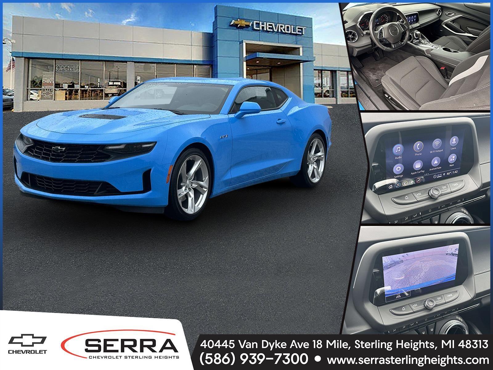 Rapid Blue 2023 Chevrolet Camaro LT1 Coupe RWD Coupe Rear-Wheel Drive Automatic