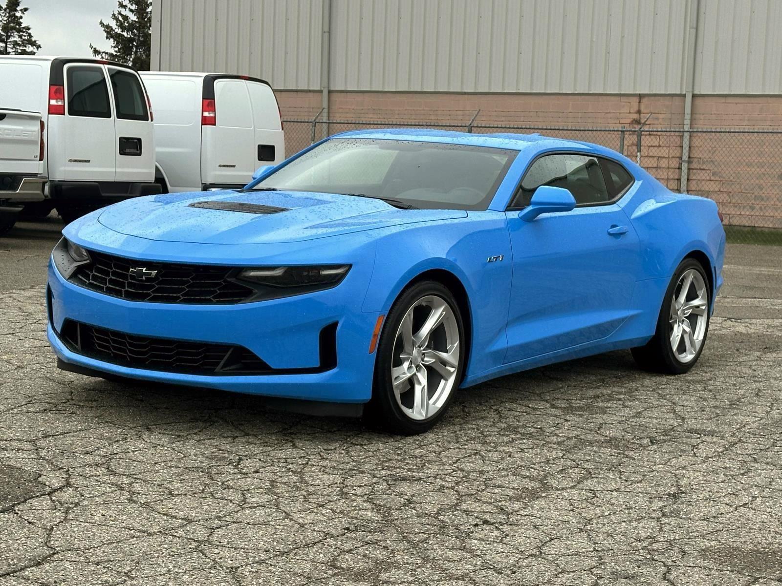 Rapid Blue 2023 Chevrolet Camaro LT1 Coupe RWD Coupe Rear-Wheel Drive Automatic