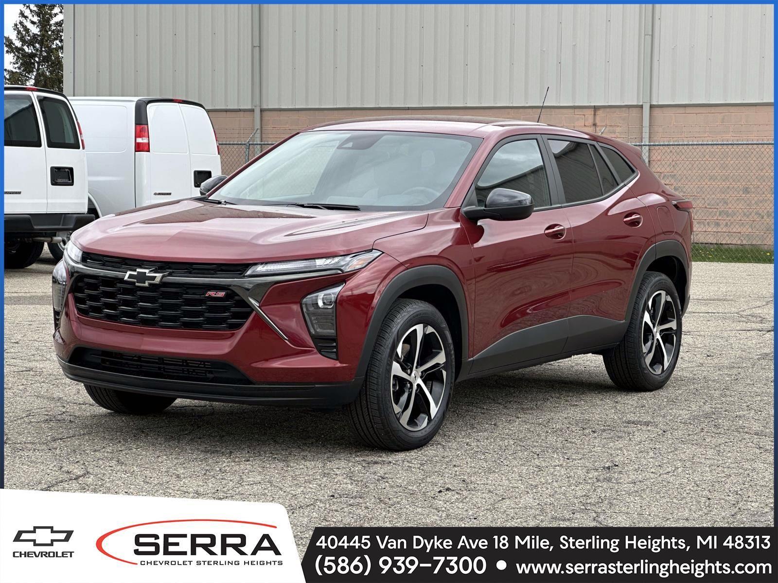 Red (Crimson Metallic) 2024 Chevrolet Trax RS with 1RS FWD SUV / Crossover Front-Wheel Drive 6-Speed Automatic