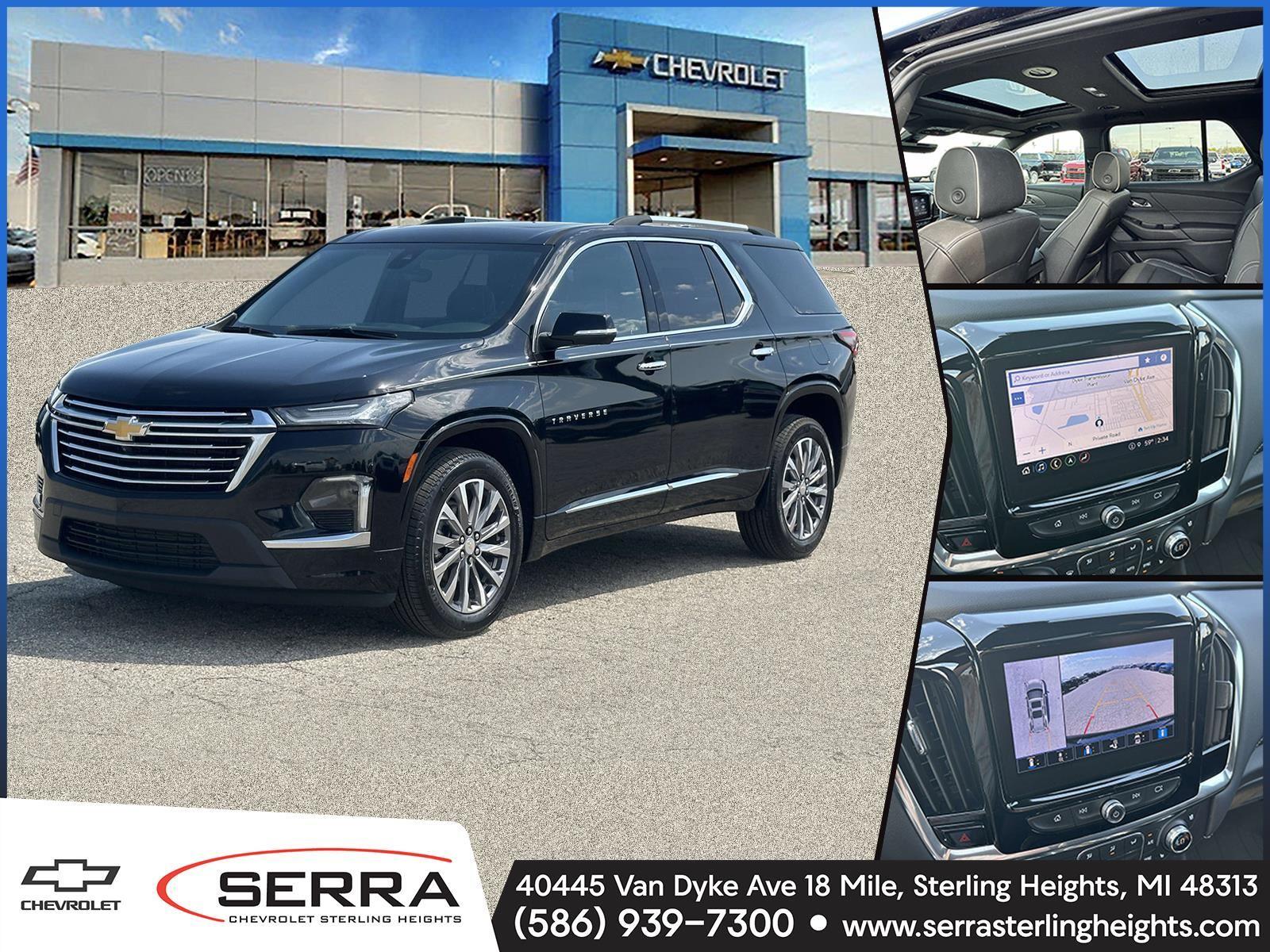 Mosaic Black Metallic 2023 Chevrolet Traverse Premier FWD SUV / Crossover Front-Wheel Drive 9-Speed Automatic