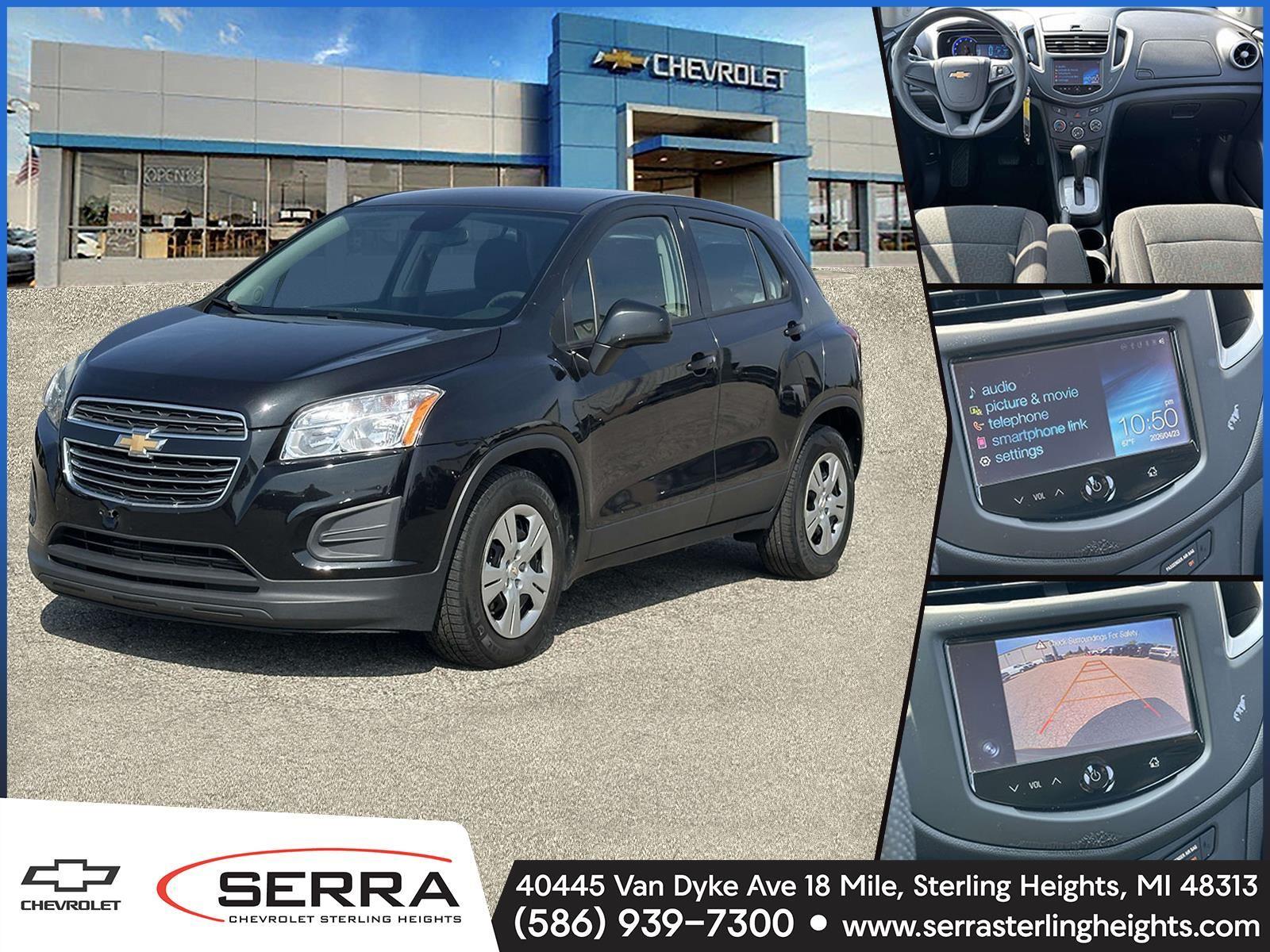 Black Granite Metallic 2016 Chevrolet Trax LS FWD SUV / Crossover Front-Wheel Drive 6-Speed Automatic