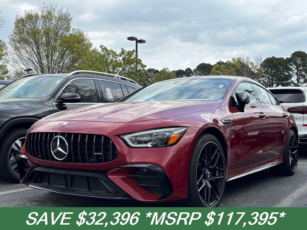 MANUFAKTUR Patagonia Red Metallic 2024 Mercedes-Benz AMG GT 43 AWD Coupe All-Wheel Drive Automatic