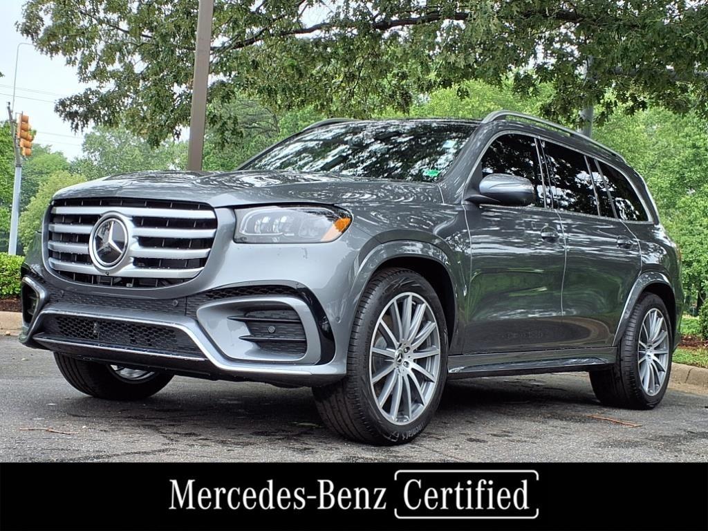 Gray (Selenite Grey Metallic) 2025 Mercedes-Benz GLS 450 4MATIC SUV / Crossover All-Wheel Drive Automatic
