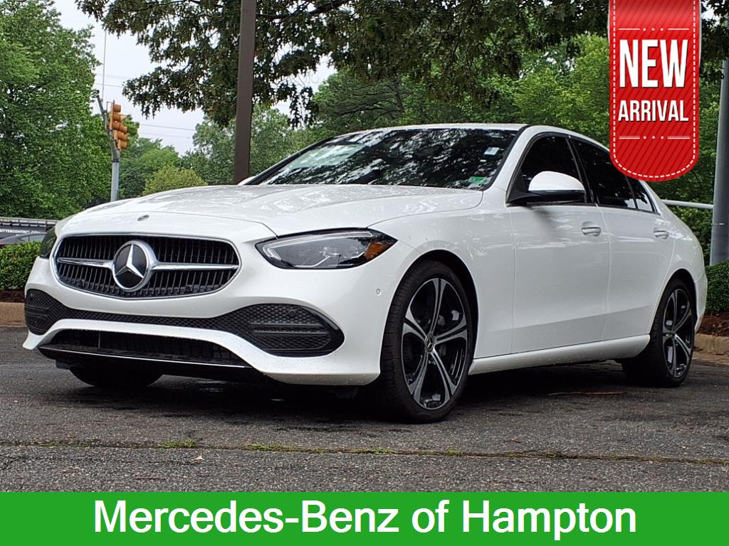 Polar White 2025 Mercedes-Benz C-Class Sedan Rear-Wheel Drive Automatic