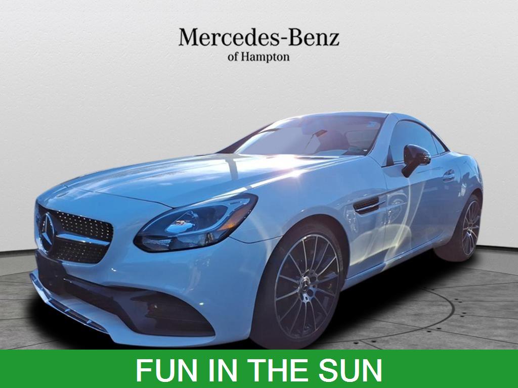 Polar White 2019 Mercedes-Benz SLC 300 RWD Convertible Rear-Wheel Drive Automatic