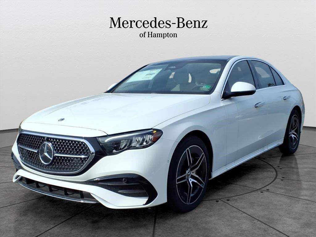 Polar White 2025 Mercedes-Benz E-Class Sedan Rear-Wheel Drive Automatic