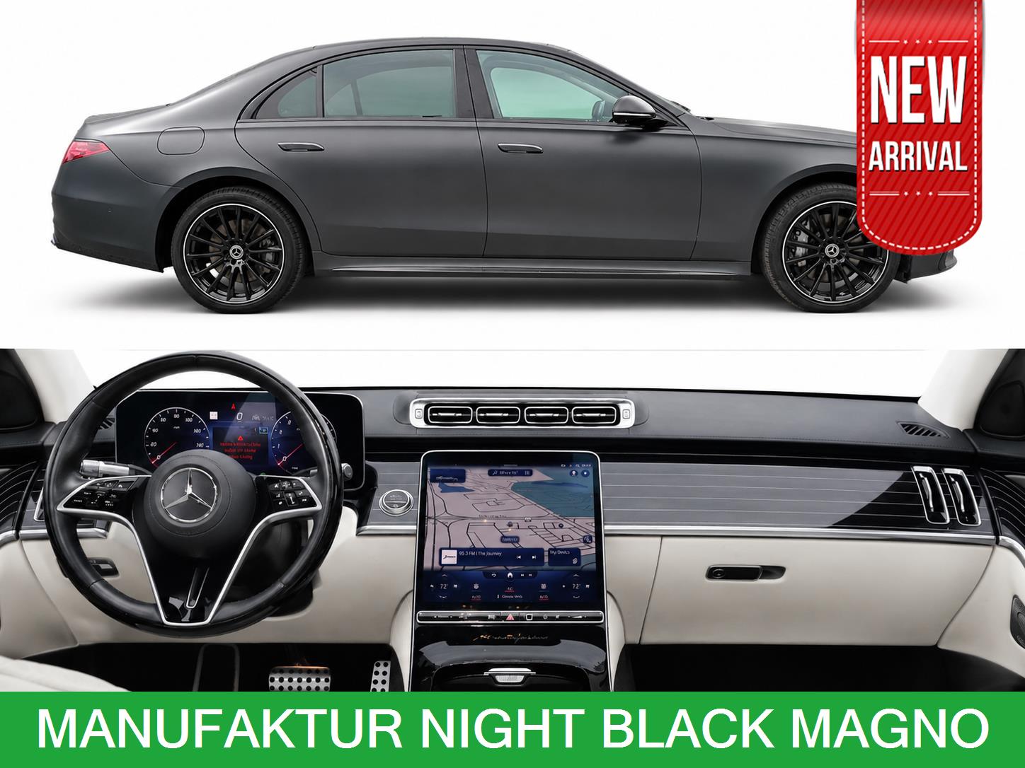 Black 2022 Mercedes-Benz S-Class S 580 4MATIC AWD Sedan All-Wheel Drive Automatic