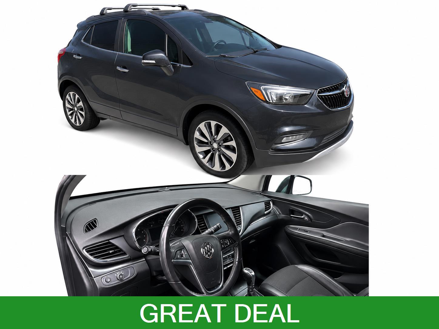 Gray (Satin Steel Metallic) 2019 Buick Encore Preferred FWD SUV / Crossover Front-Wheel Drive 6-Speed Automatic Overdrive