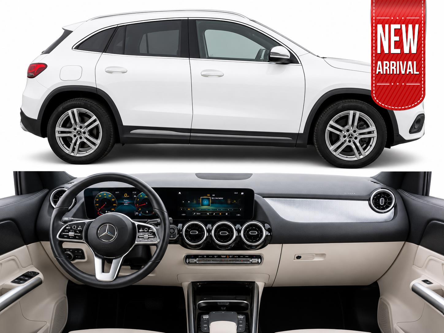 Polar White 2023 Mercedes-Benz GLA 250 FWD SUV / Crossover Front-Wheel Drive Automatic
