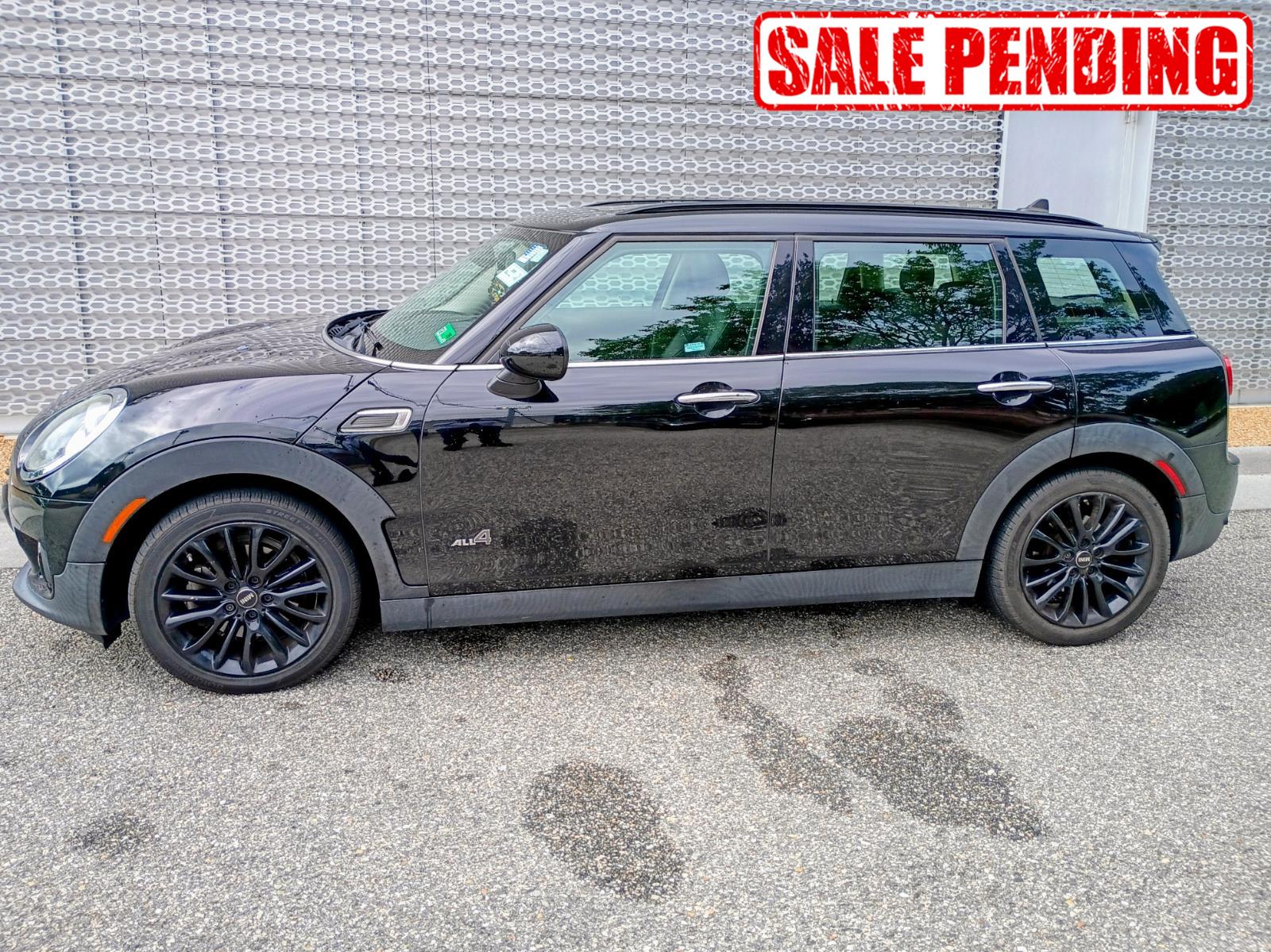 Midnight Black Metallic 2019 MINI Cooper Clubman Wagon All-Wheel Drive 8-Speed Automatic