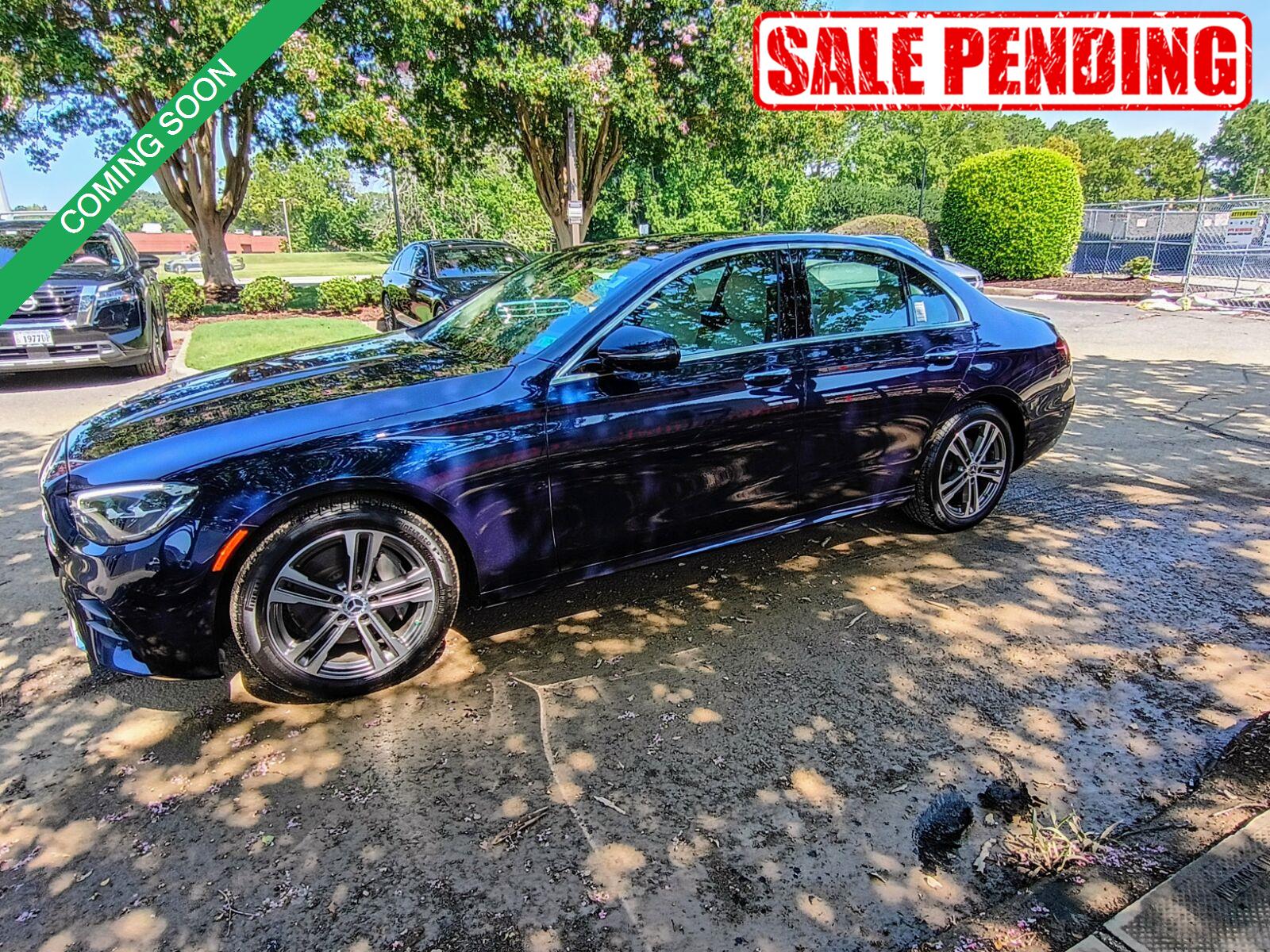 Lunar Blue Metallic 2021 Mercedes-Benz E-Class Sedan All-Wheel Drive Automatic