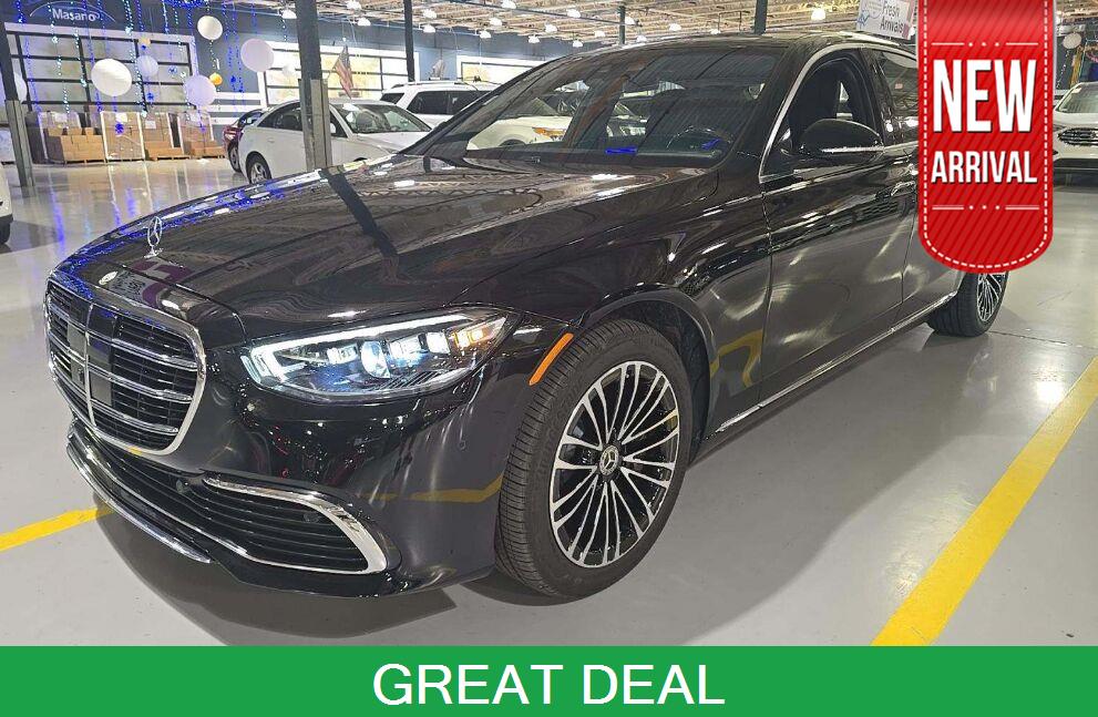 Black 2024 Mercedes-Benz S-Class Sedan All-Wheel Drive Automatic