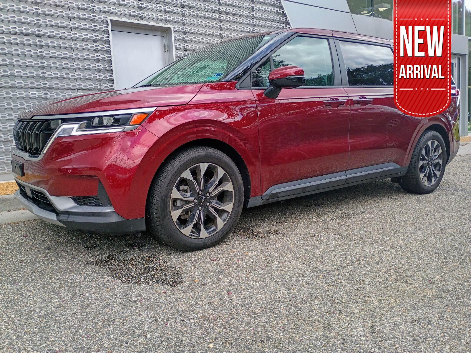 Flare Red 2024 Kia Carnival Minivan Front-Wheel Drive Automatic