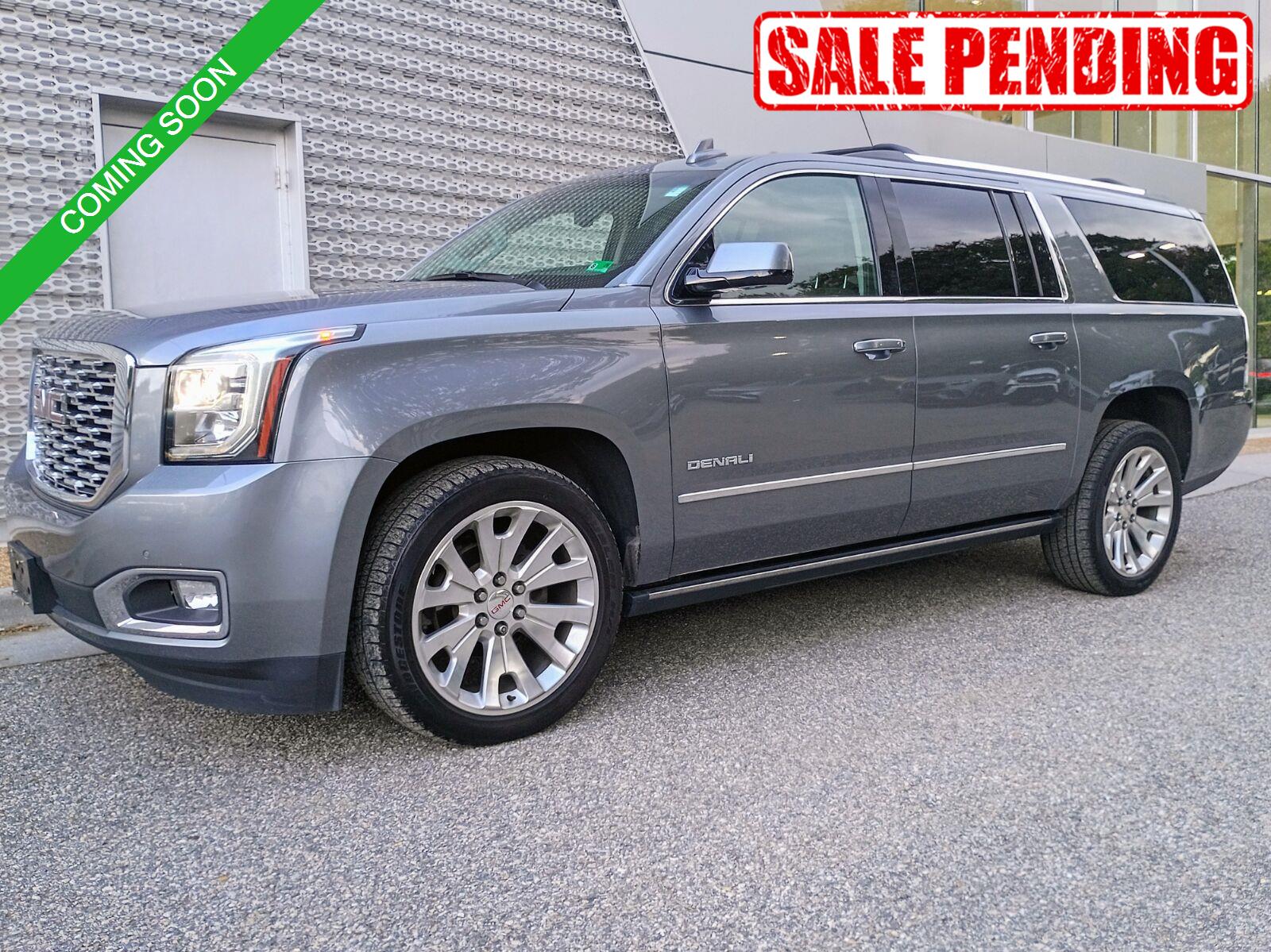 Gray (Satin Steel Metallic) 2019 GMC Yukon XL SUV / Crossover Four-Wheel Drive Automatic