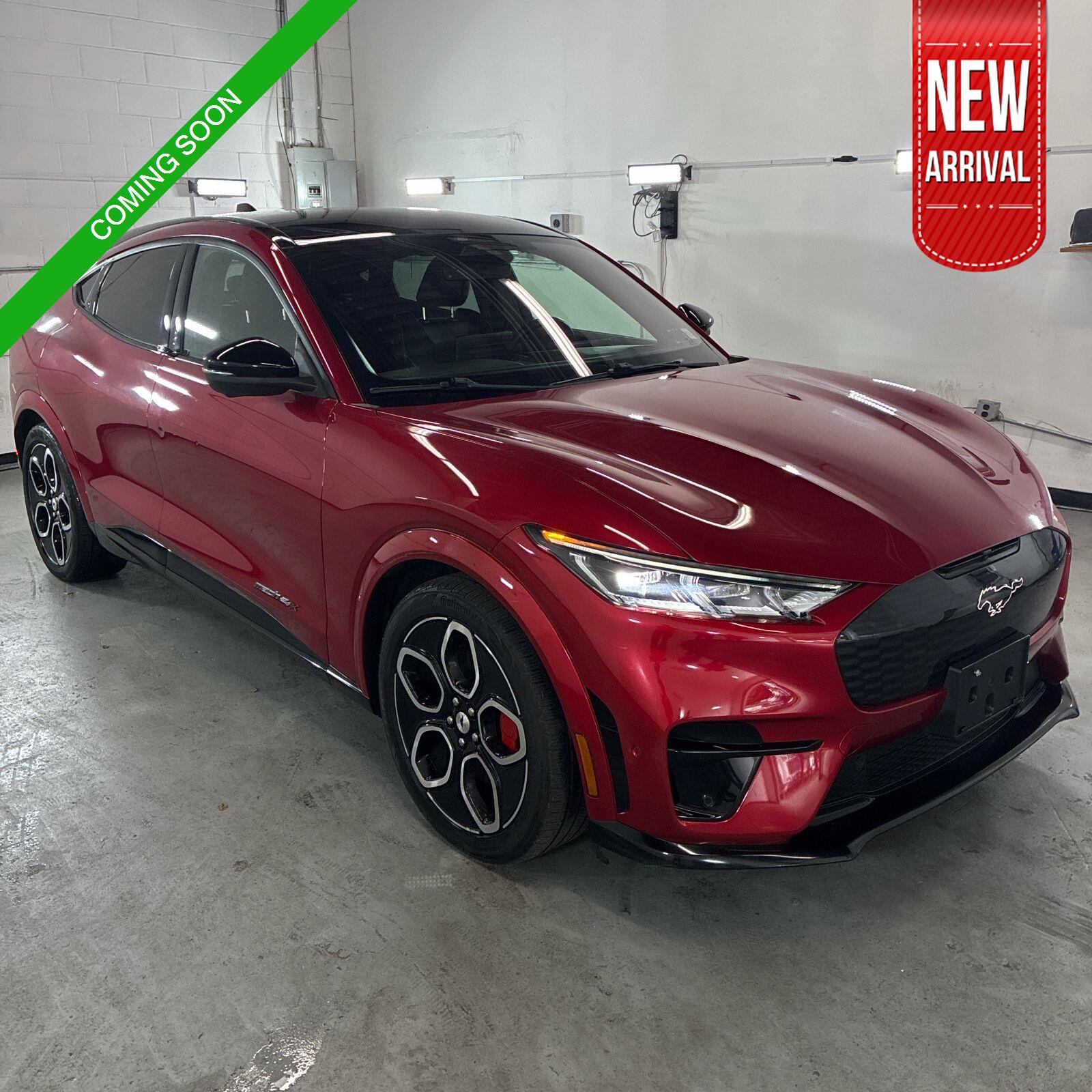 Rapid Red Metallic Tinted Clearcoat 2022 Ford Mustang Mach-E SUV / Crossover All-Wheel Drive Automatic
