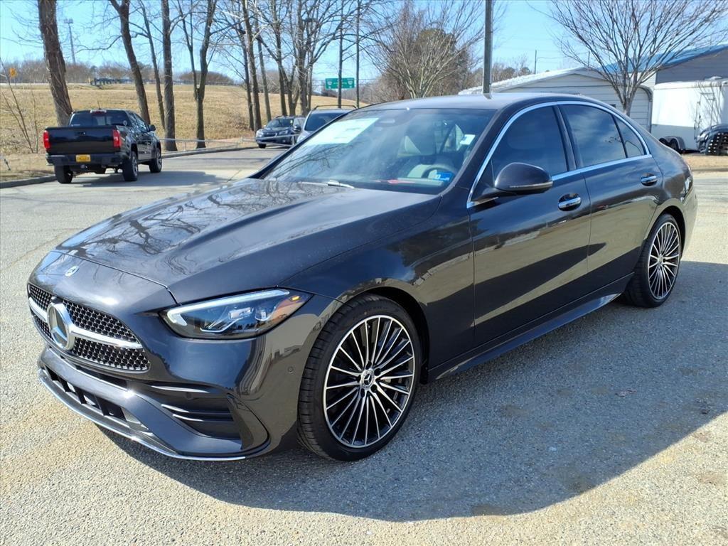 Gray (Graphite Grey Metallic) 2026 Mercedes-Benz C-Class C 300 4MATIC Sedan All-Wheel Drive Automatic