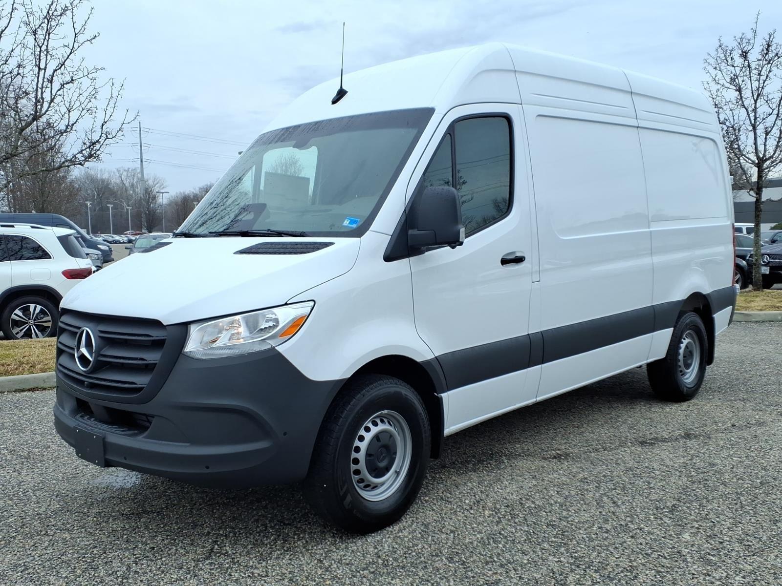 Gray (Grey White) 2026 Mercedes-Benz Sprinter Cargo 2500 144 RWD Van Rear-Wheel Drive Automatic