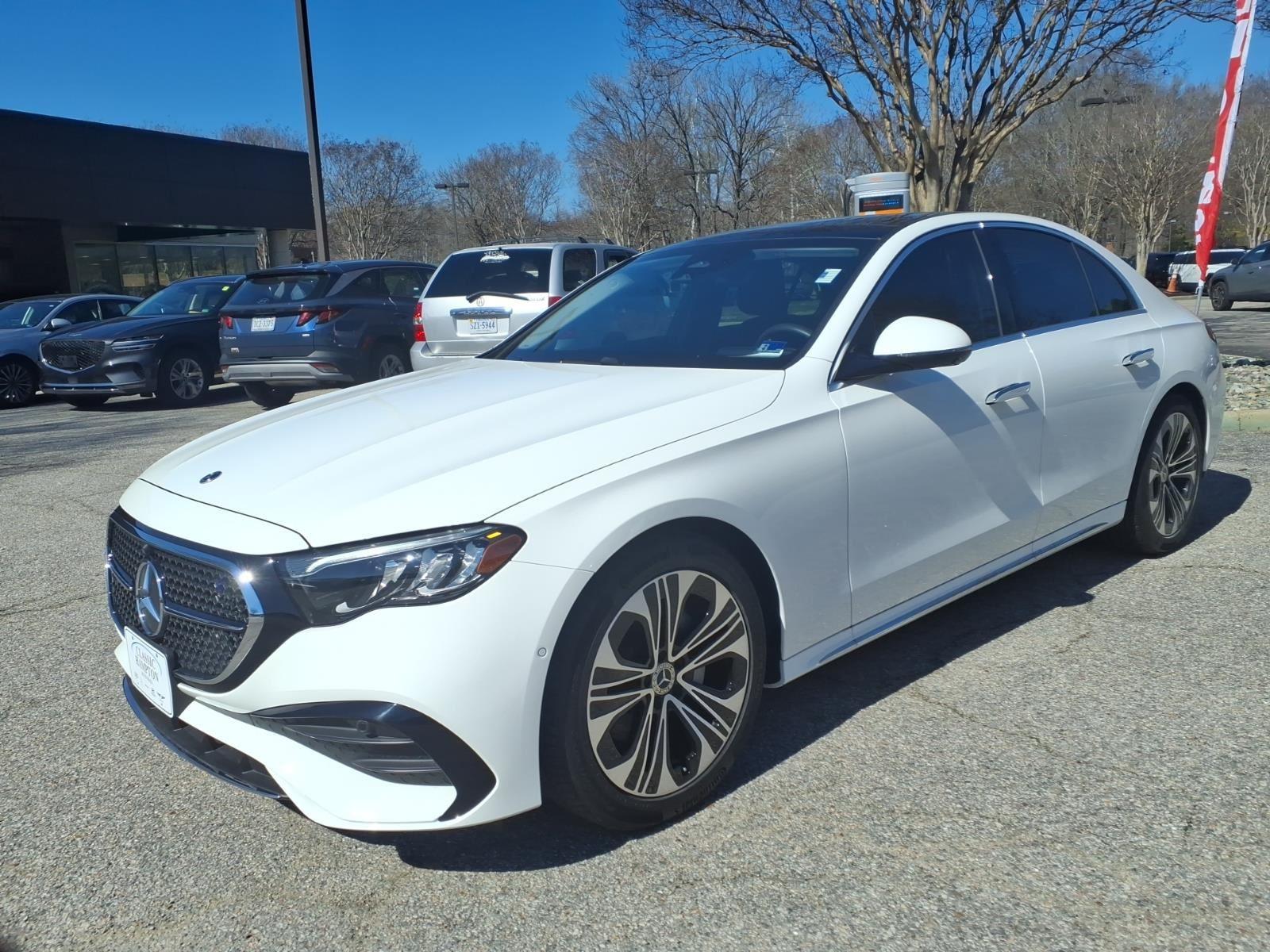 Polar White 2025 Mercedes-Benz E-Class E 350 RWD Sedan Rear-Wheel Drive Automatic