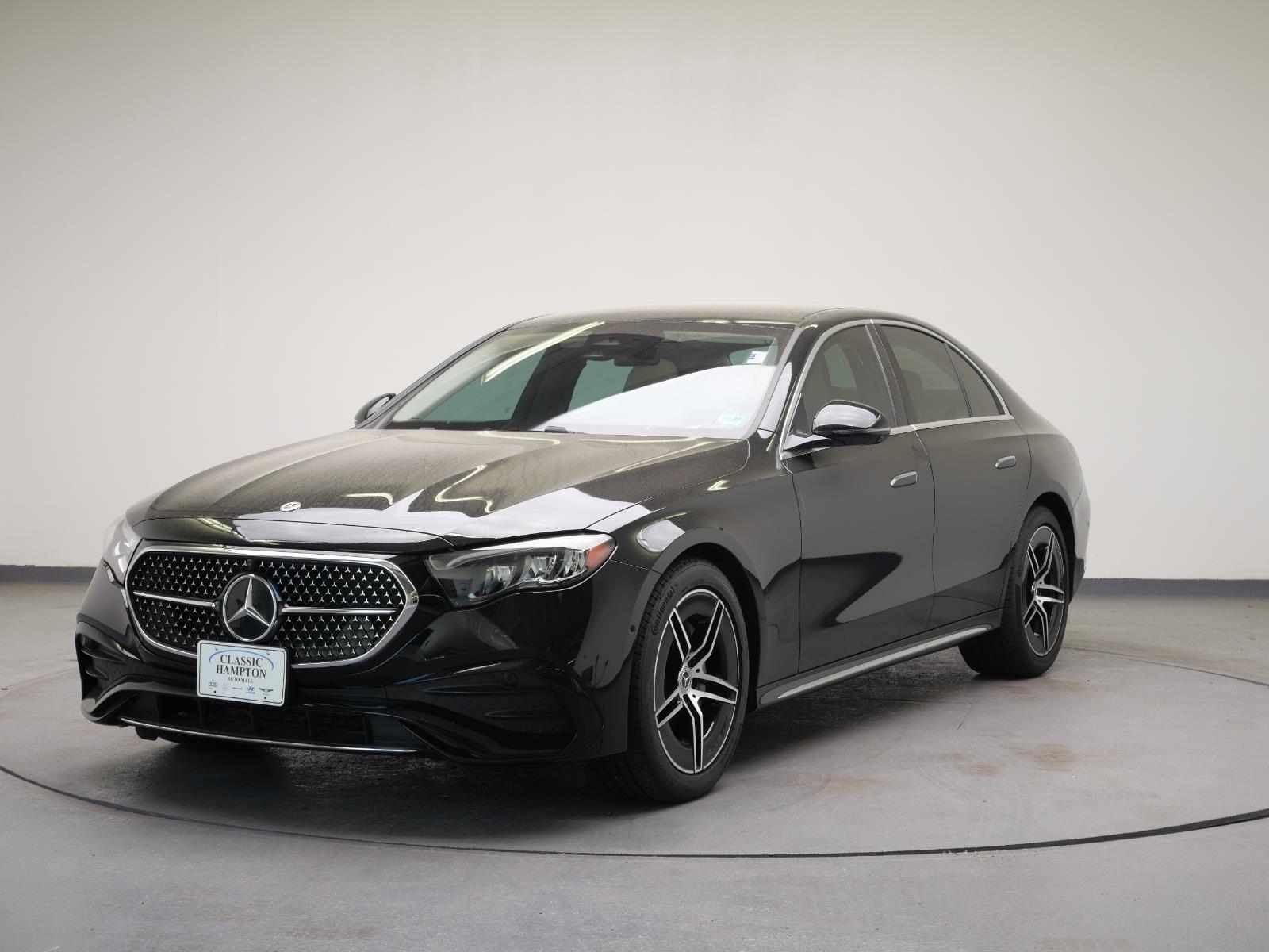 Black 2025 Mercedes-Benz E-Class E 350 RWD Sedan Rear-Wheel Drive Automatic