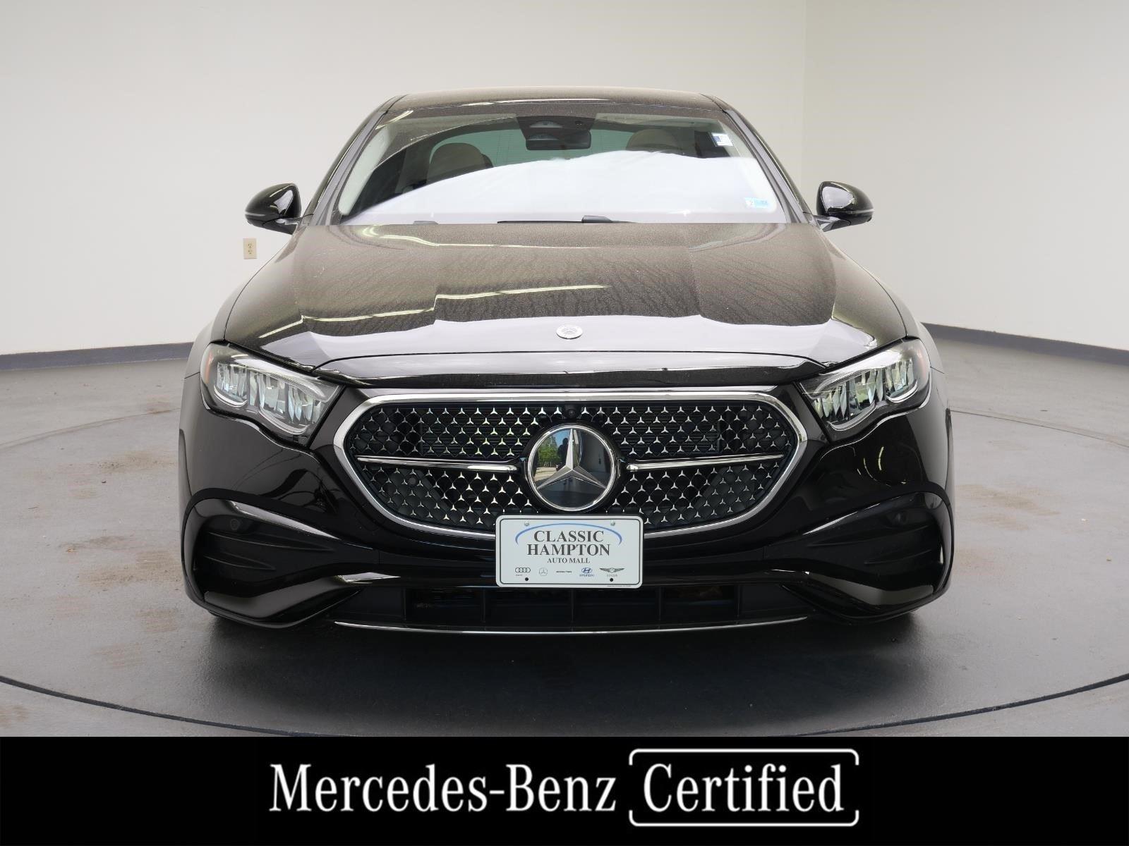 Certified Used 2025 Black Mercedes-Benz E 350 image 2
