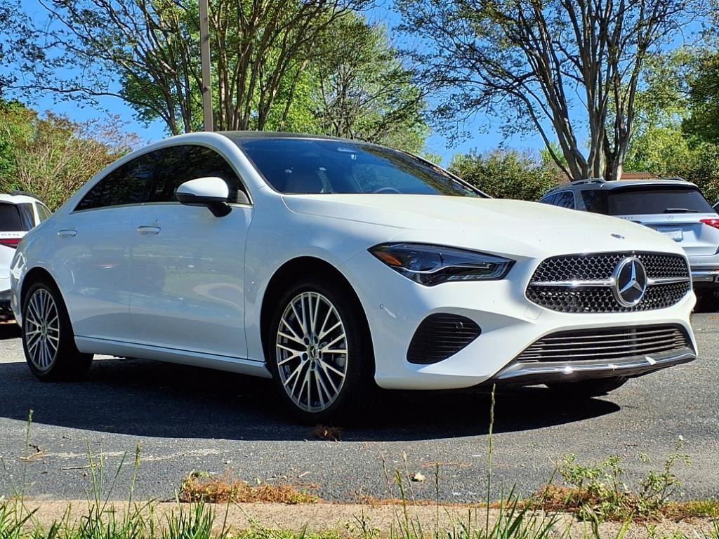 Polar White 2025 Mercedes-Benz CLA 250 FWD Coupe Front-Wheel Drive Automatic