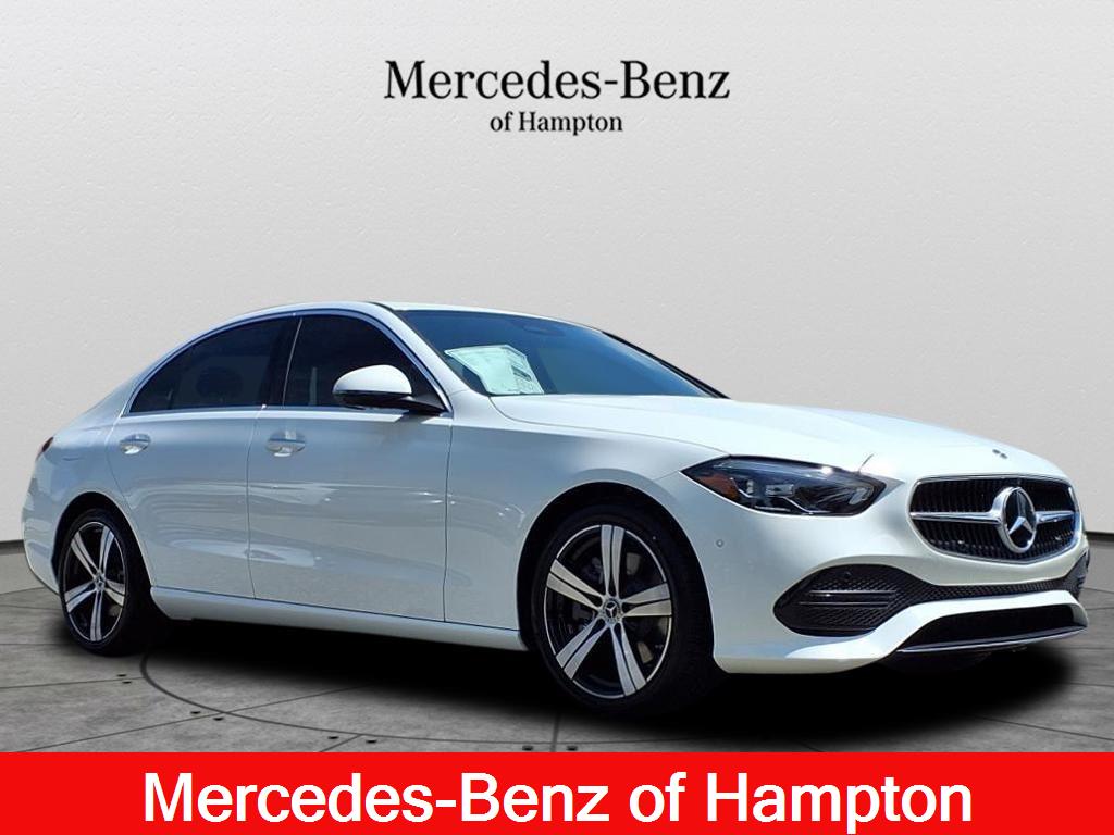 Polar White 2025 Mercedes-Benz C-Class Sedan All-Wheel Drive Automatic