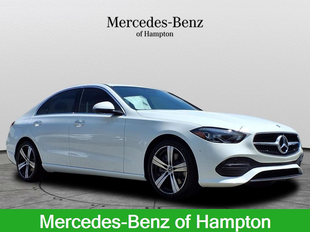 Polar White 2025 Mercedes-Benz C-Class Sedan All-Wheel Drive Automatic