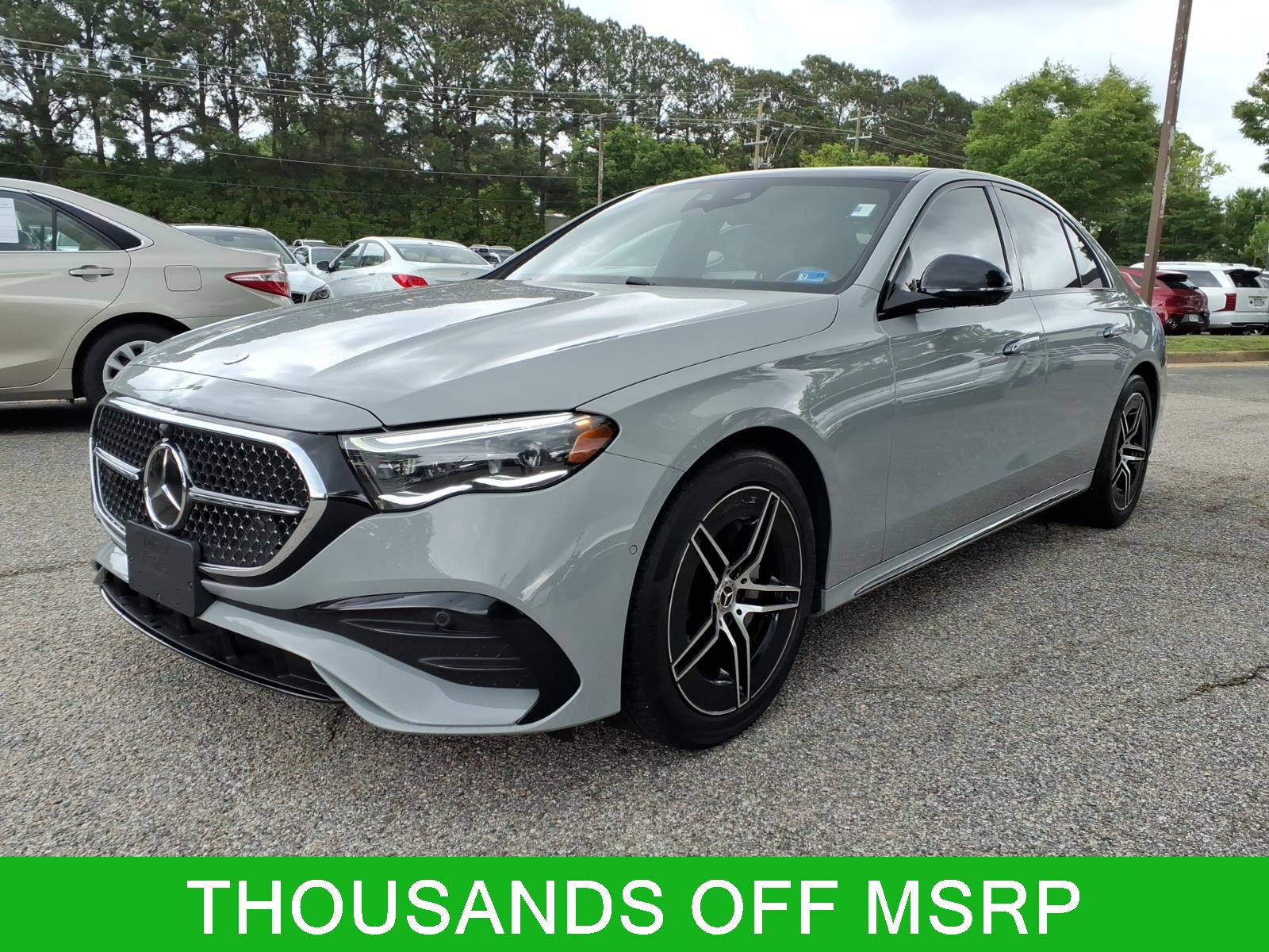 Gray (MANUFAKTUR Alpine Grey) 2026 Mercedes-Benz E-Class Sedan All-Wheel Drive Automatic