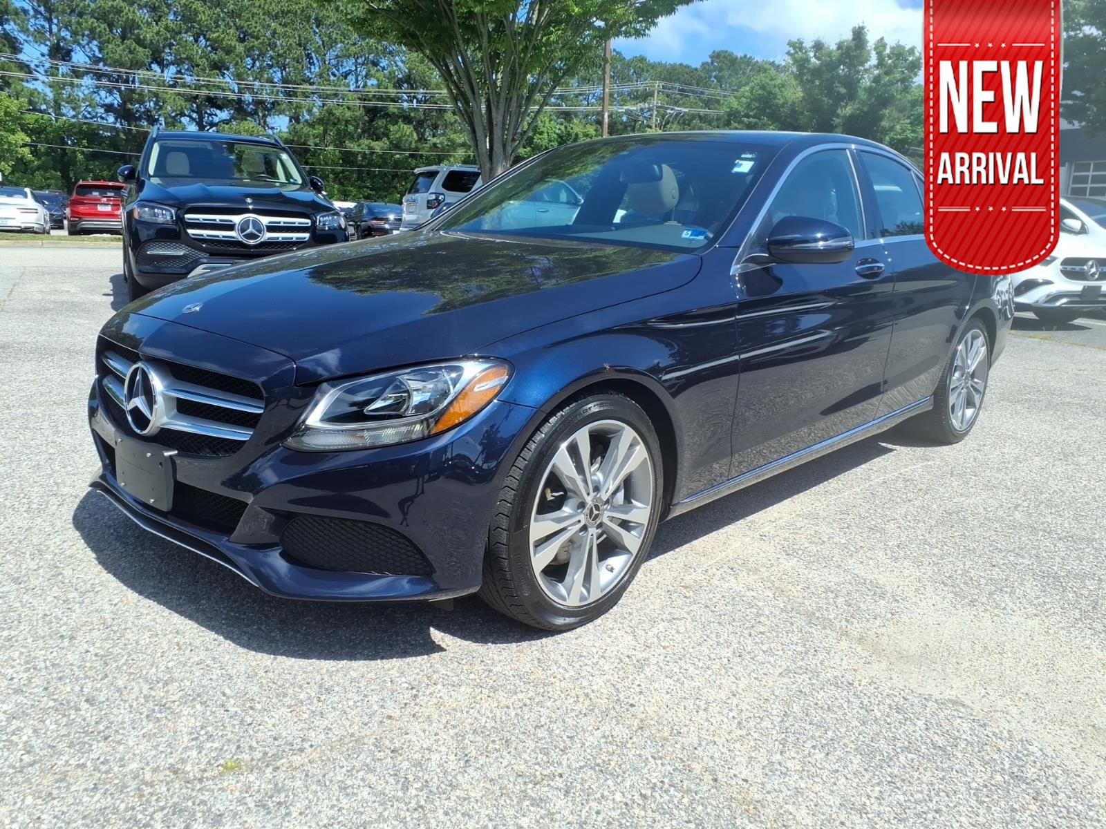Lunar Blue Metallic 2018 Mercedes-Benz C-Class C 300 Sedan RWD Sedan Rear-Wheel Drive Automatic