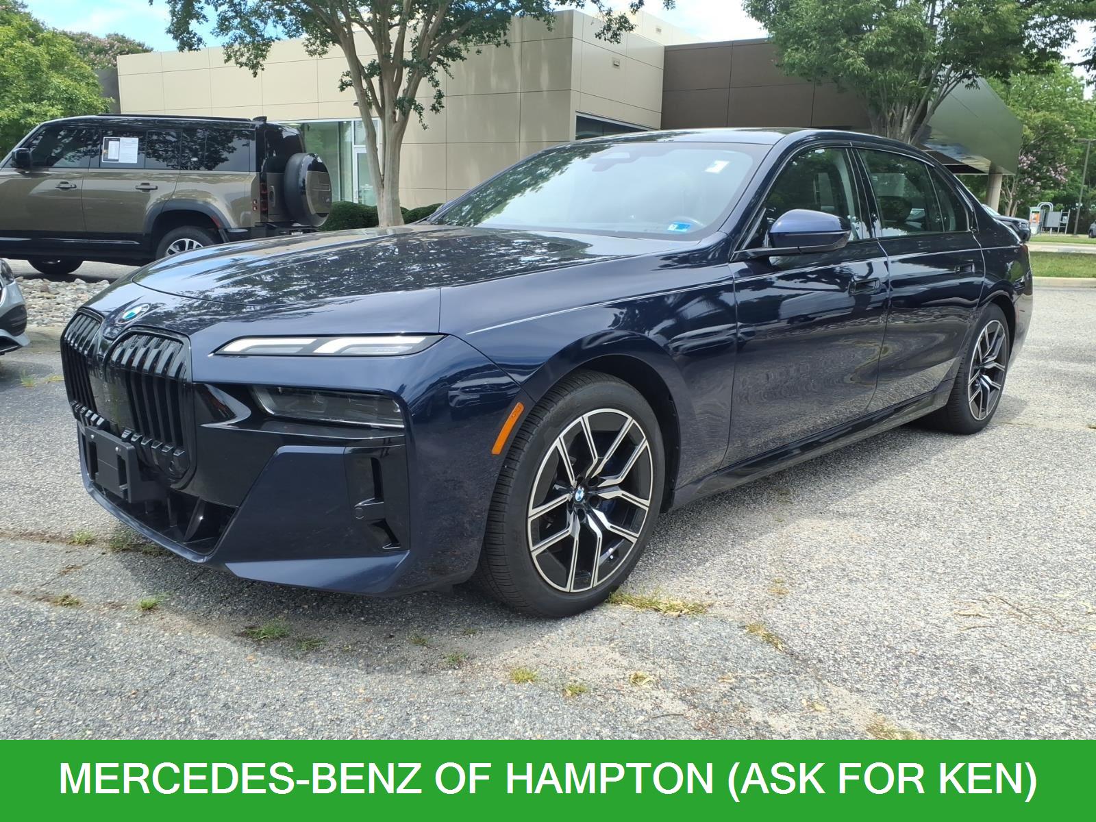 Tanzanite Blue II Metallic 2024 BMW 7 Series Sedan All-Wheel Drive 8-Speed Automatic