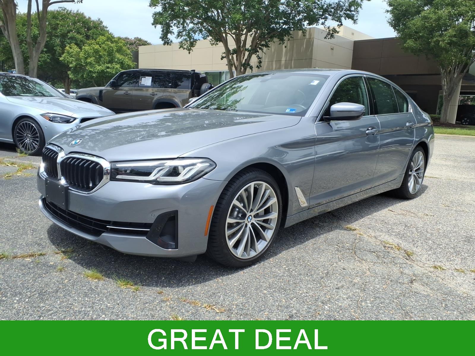 Skyscraper Gray Metallic 2023 BMW 5 Series Sedan Rear-Wheel Drive Automatic