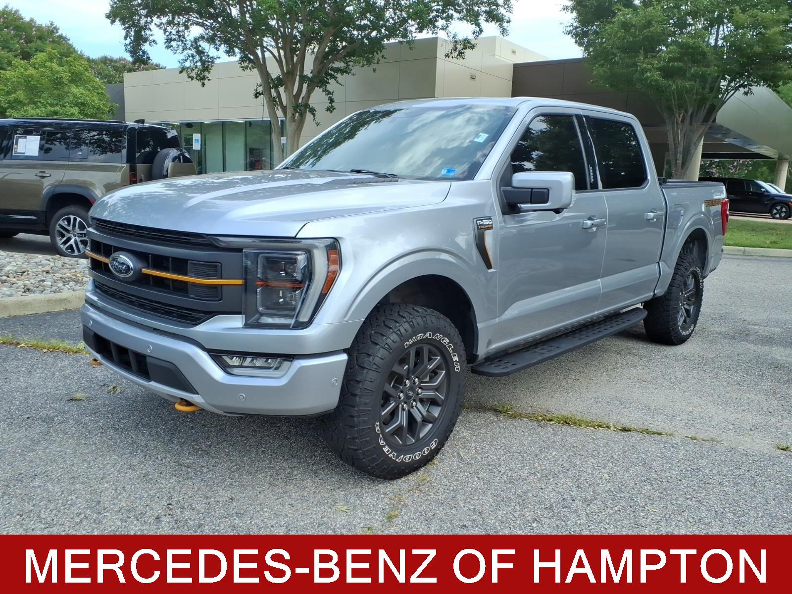 Iconic Silver Metallic 2022 Ford F-150 Pickup Truck Four-Wheel Drive Automatic