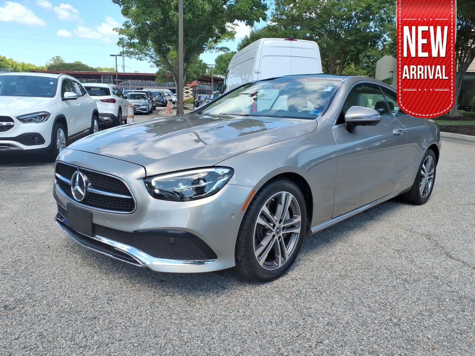 Mojave Silver Metallic 2021 Mercedes-Benz E-Class Coupe All-Wheel Drive Automatic
