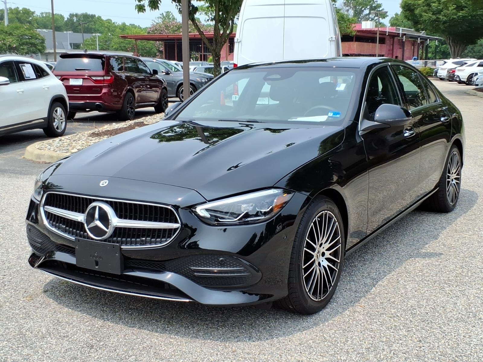 Black 2025 Mercedes-Benz C-Class Sedan All-Wheel Drive Automatic