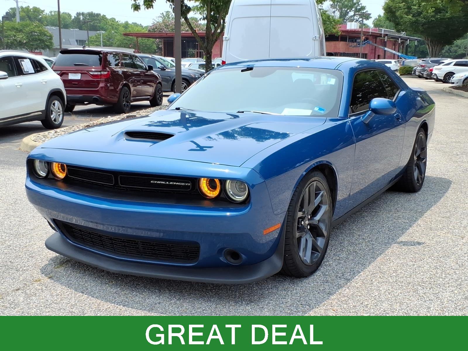 Blue (Frostbite) 2023 Dodge Challenger Coupe Rear-Wheel Drive 8-Speed Automatic