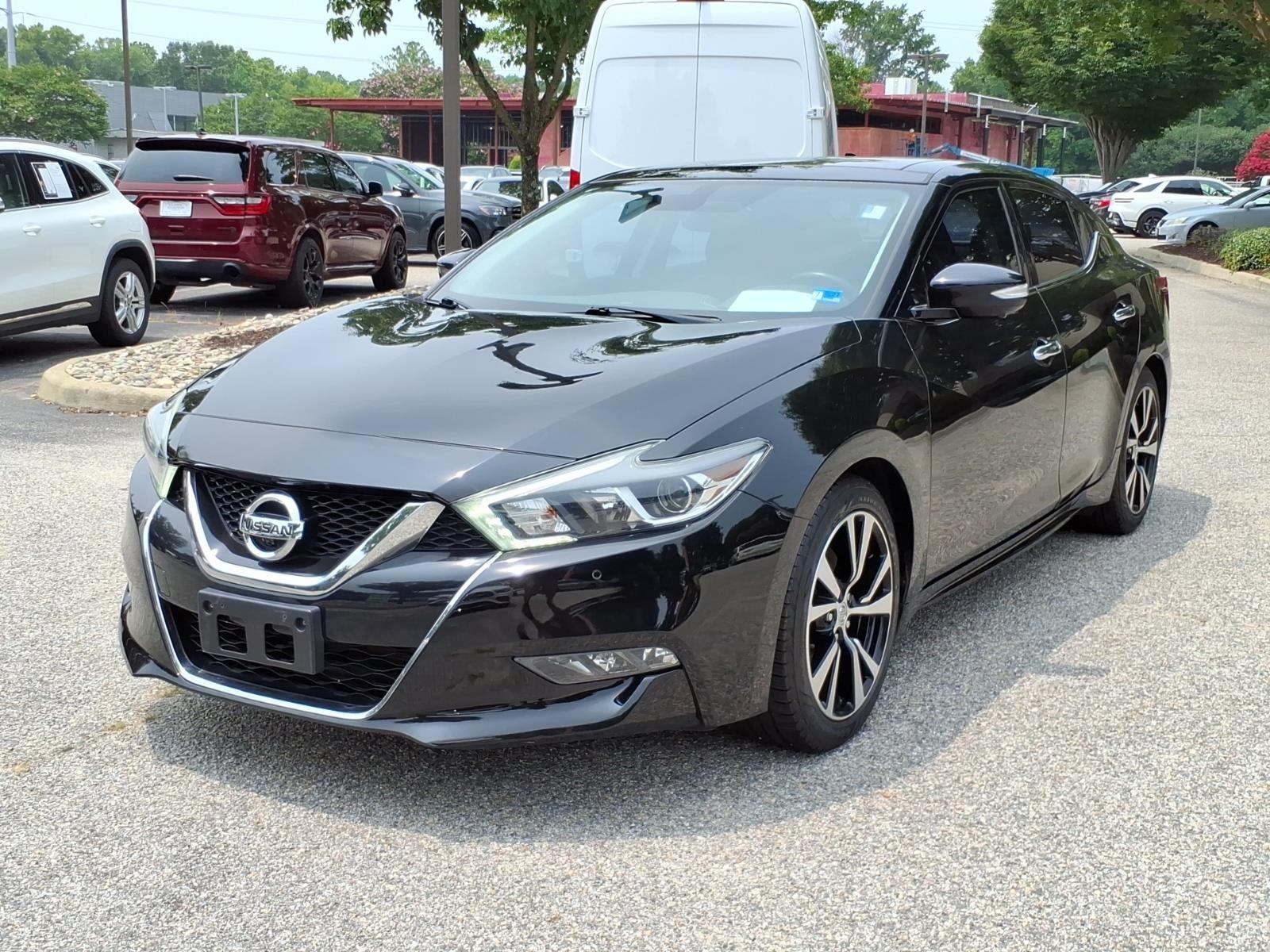 Super Black 2018 Nissan Maxima Sedan Front-Wheel Drive Continuously Variable Transmission