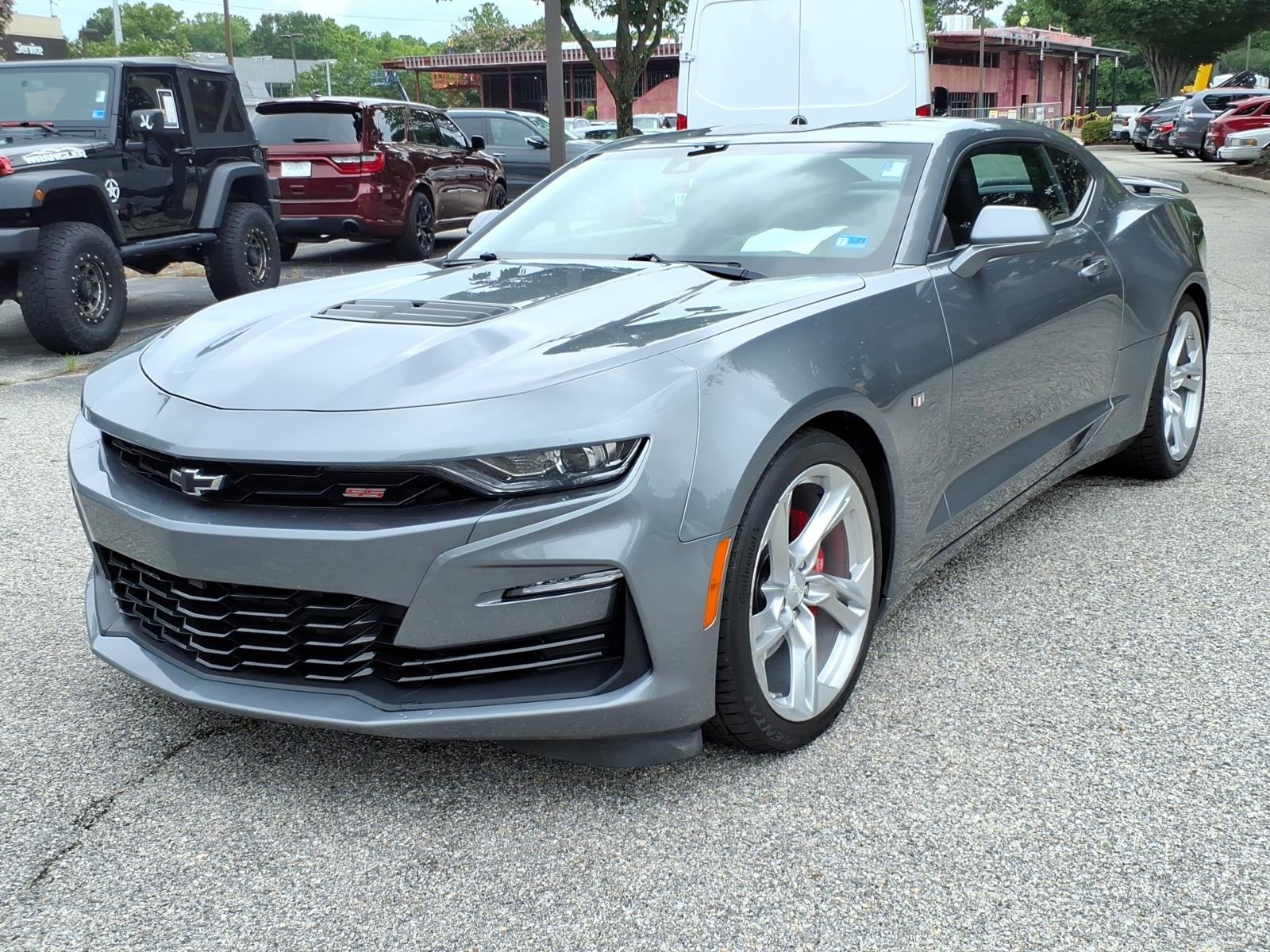 Gray (Satin Steel Metallic) 2022 Chevrolet Camaro Coupe Rear-Wheel Drive Automatic