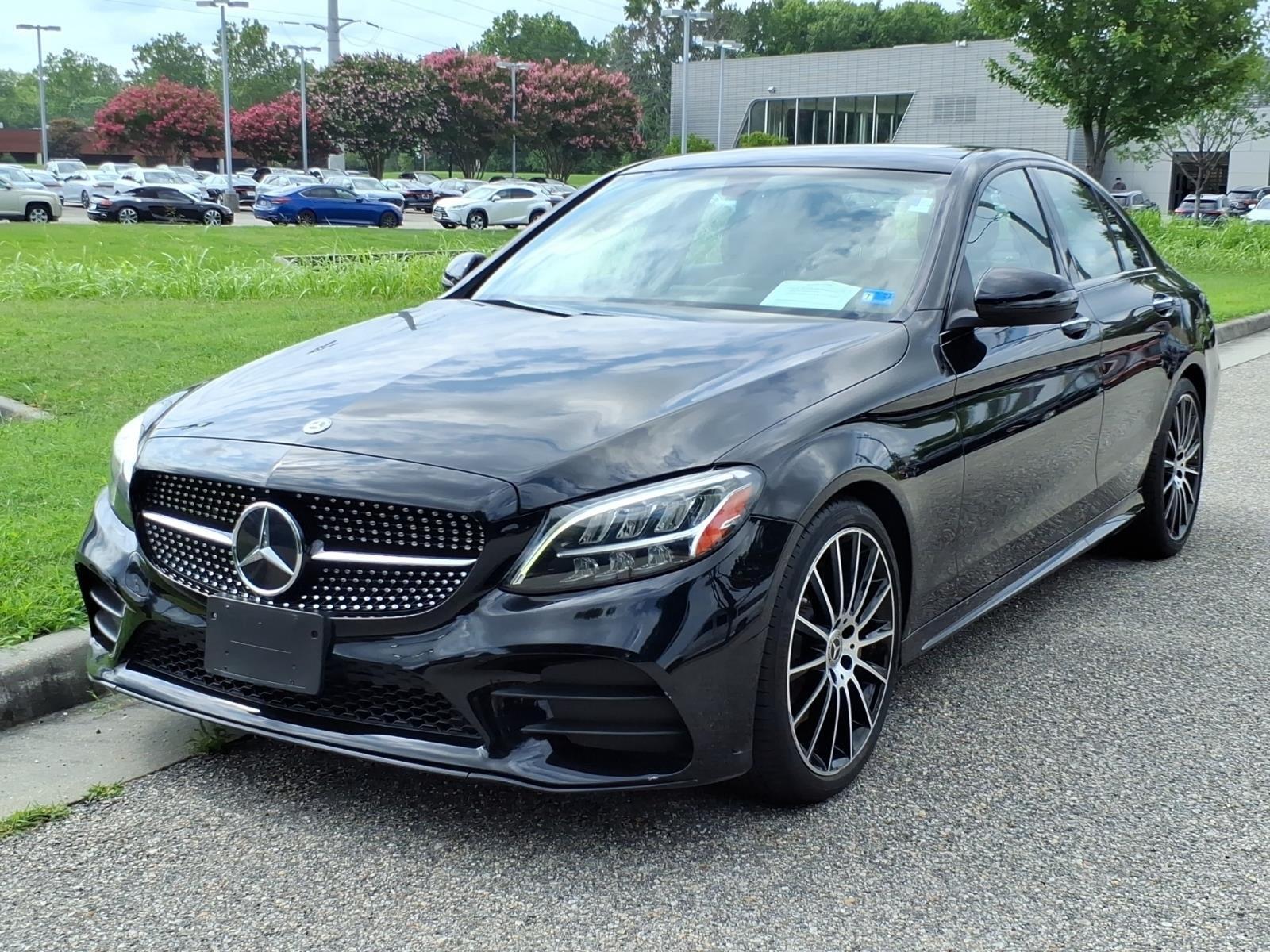 Black 2020 Mercedes-Benz C-Class Sedan Rear-Wheel Drive Automatic