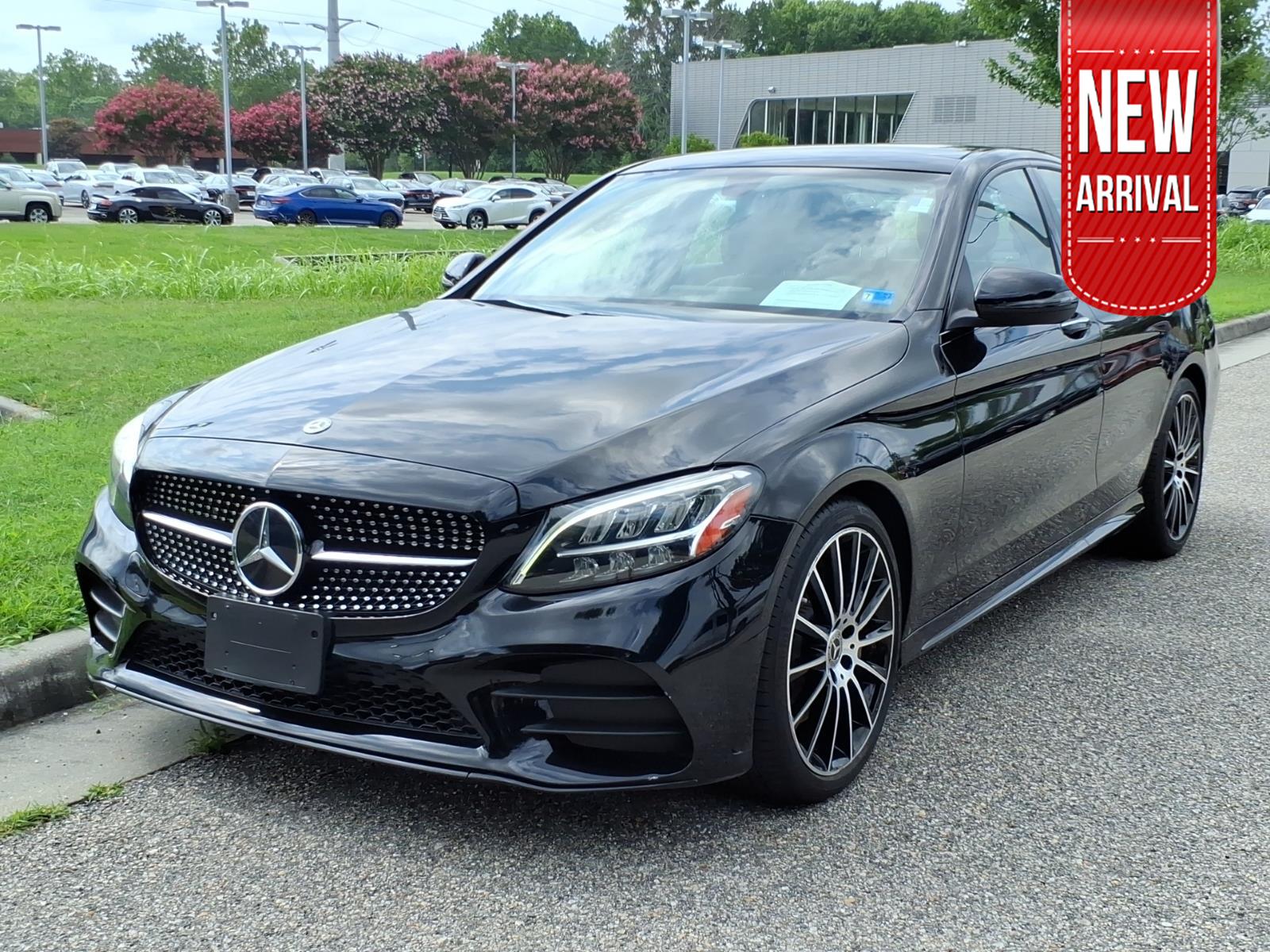 Black 2020 Mercedes-Benz C-Class Sedan Rear-Wheel Drive Automatic