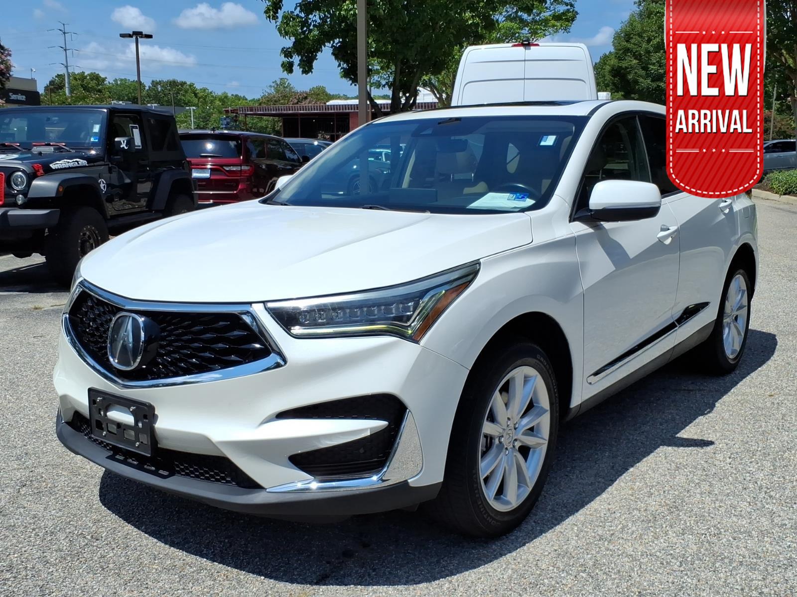 Platinum White Pearl 2020 Acura RDX SUV / Crossover Front-Wheel Drive Automatic