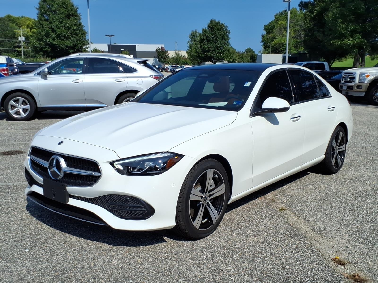 Polar White 2025 Mercedes-Benz C-Class Sedan All-Wheel Drive Automatic