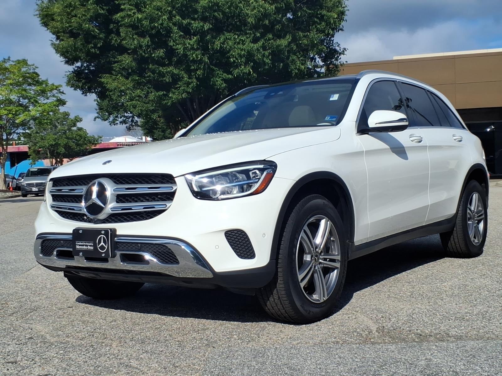 Polar White 2022 Mercedes-Benz GLC SUV / Crossover Rear-Wheel Drive Automatic