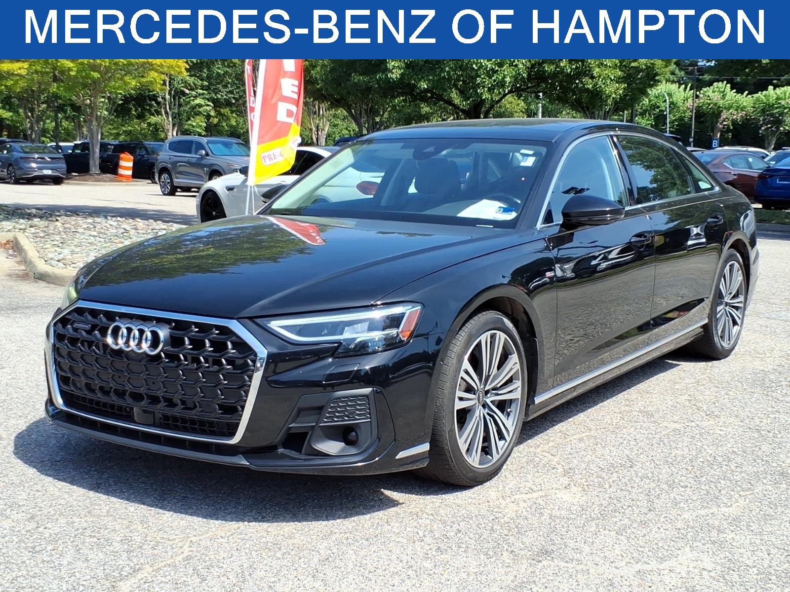 Mythos Black Metallic 2023 Audi A8 Sedan All-Wheel Drive Automatic